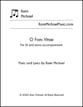 O Fons Vitae SA choral sheet music cover